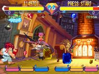 une photo d'Ã©cran de Pocket Fighter sur Sony Playstation